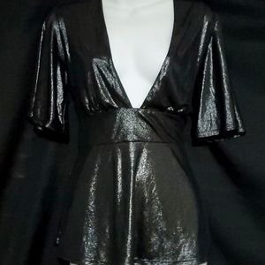 Express deep v shirt